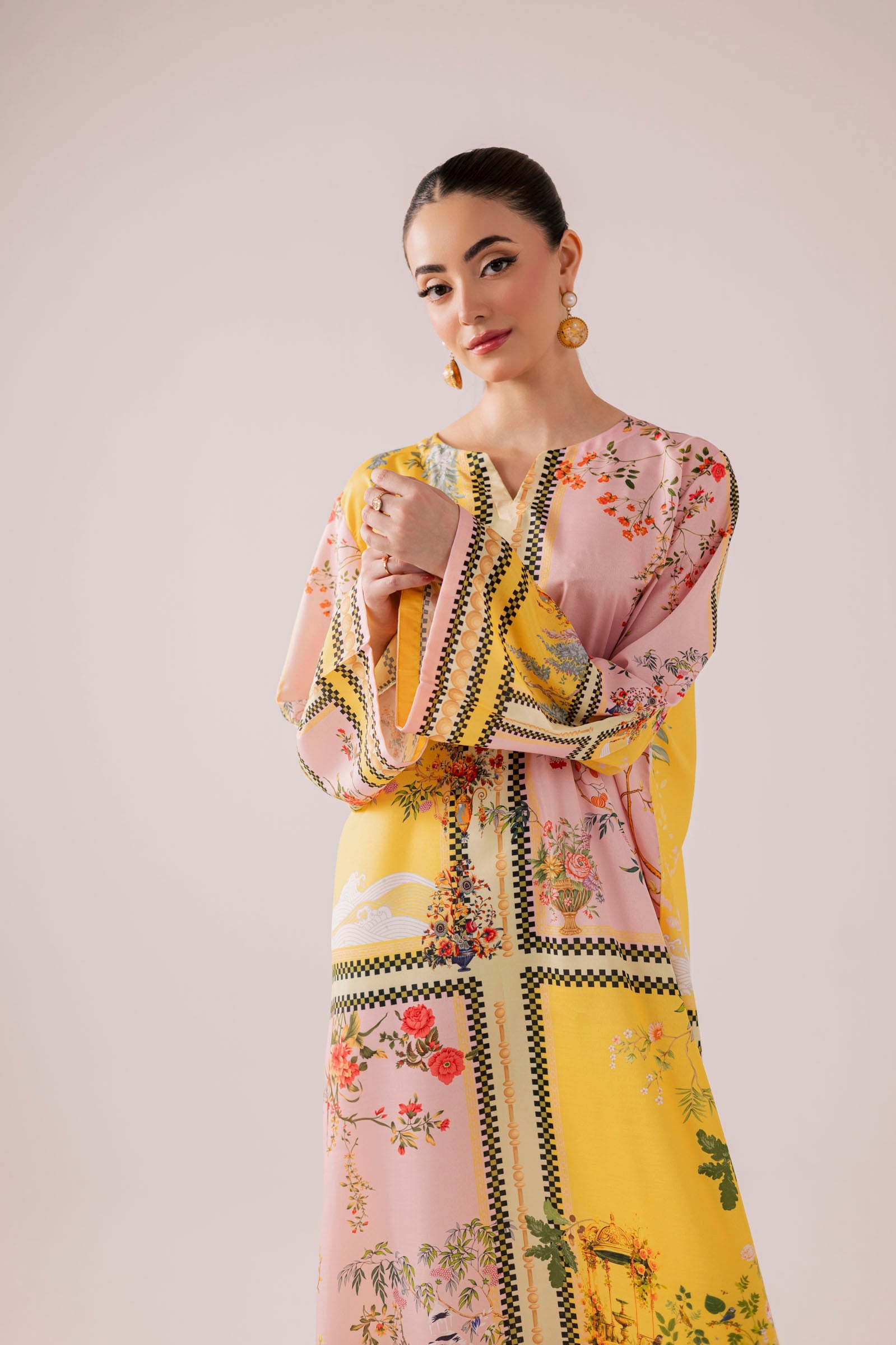 KF34 - Printed Kaftaan