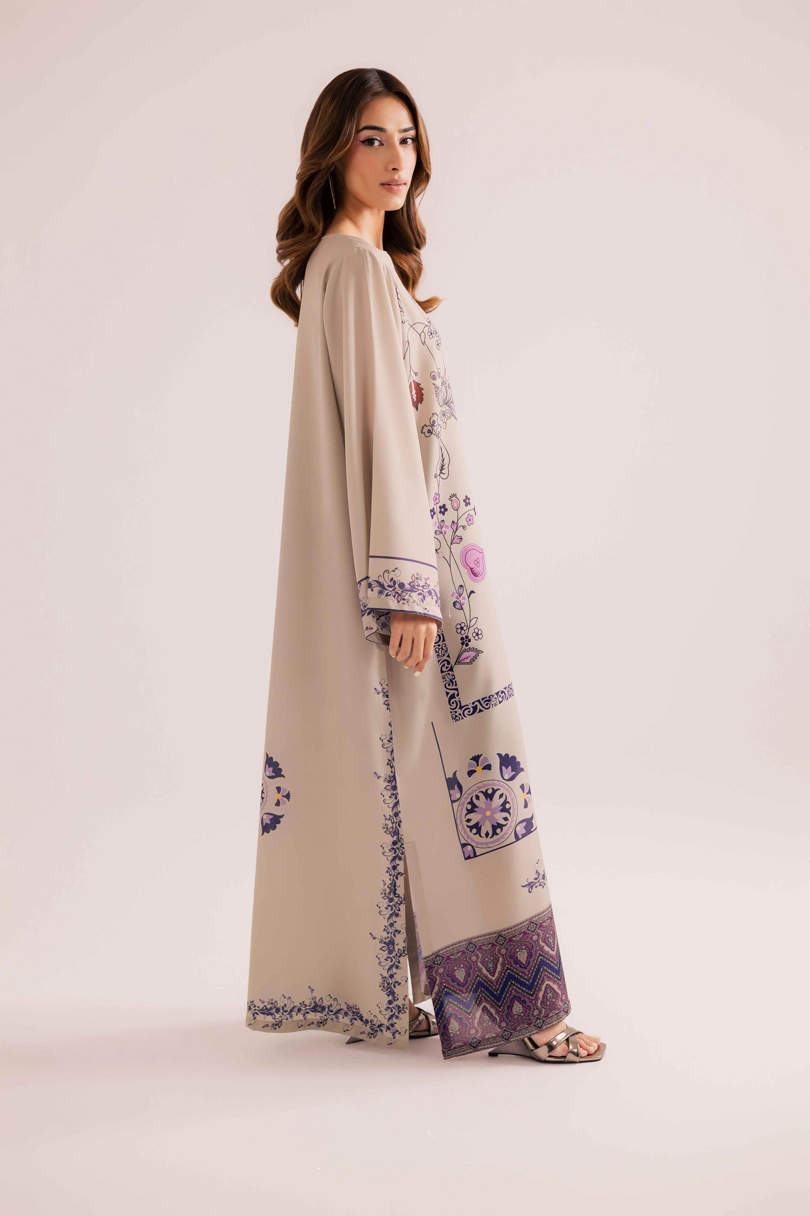 KF08 - Printed Kaftaan