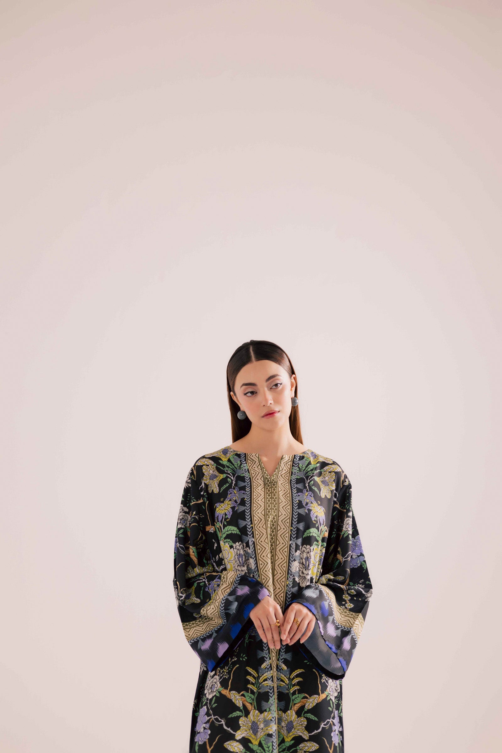 KF19 - Printed Kaftaan