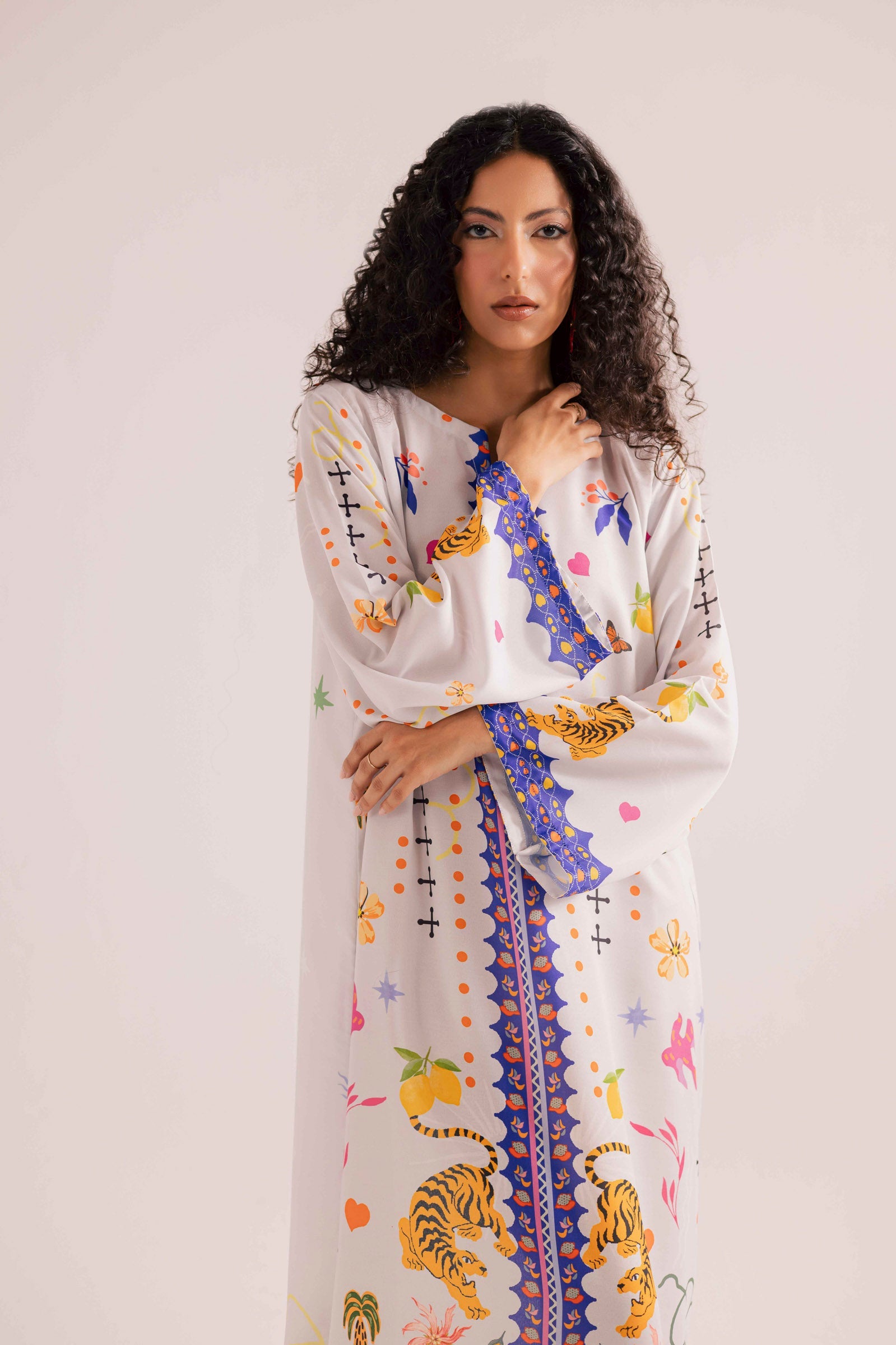 KF22 - Printed Kaftaan