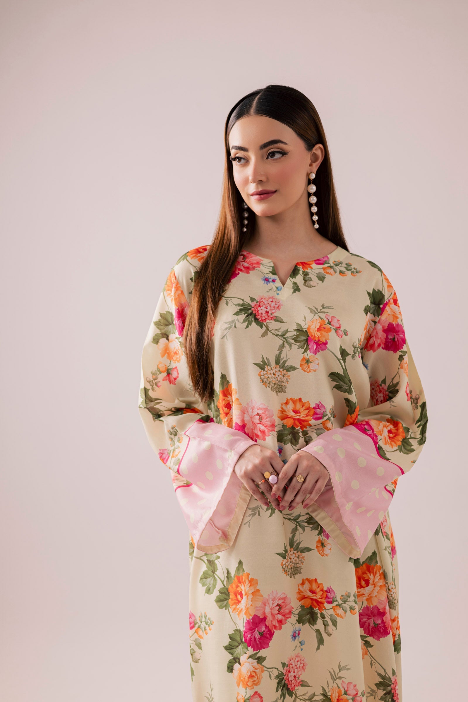 KF44 - Printed Kaftaan