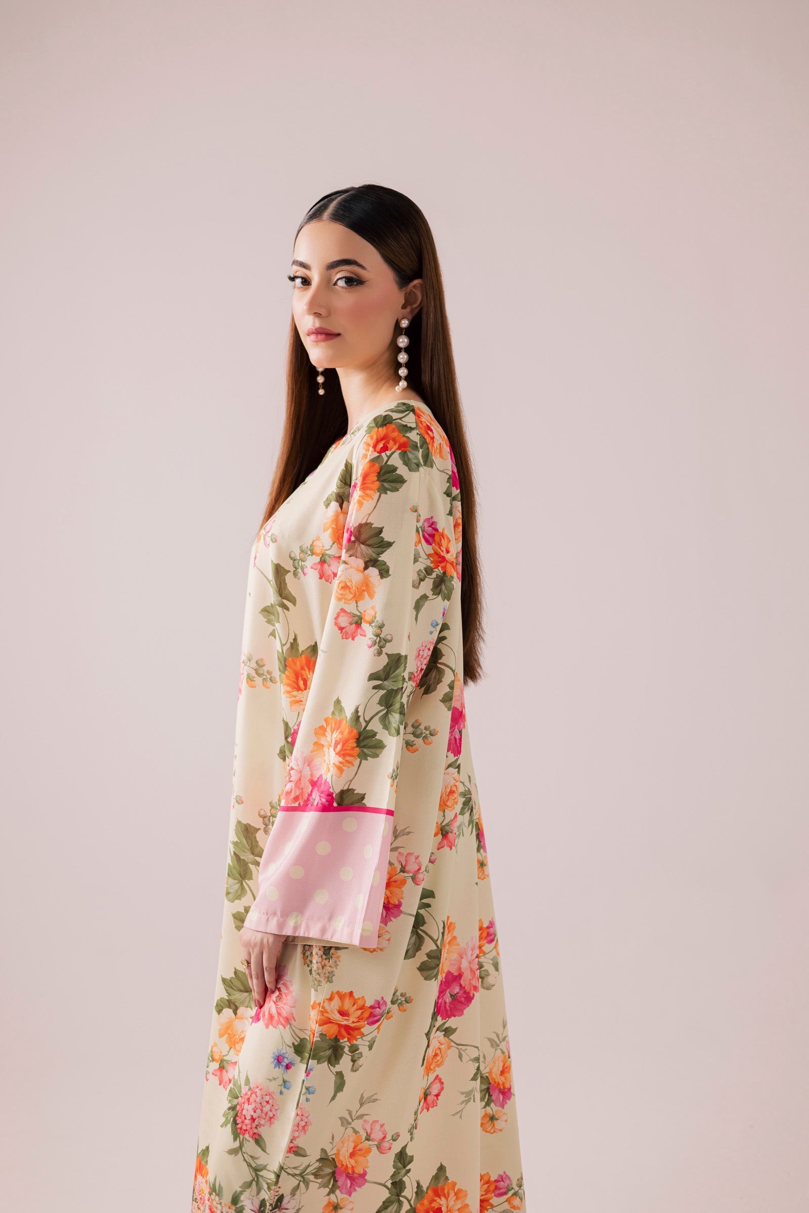 KF44 - Printed Kaftaan