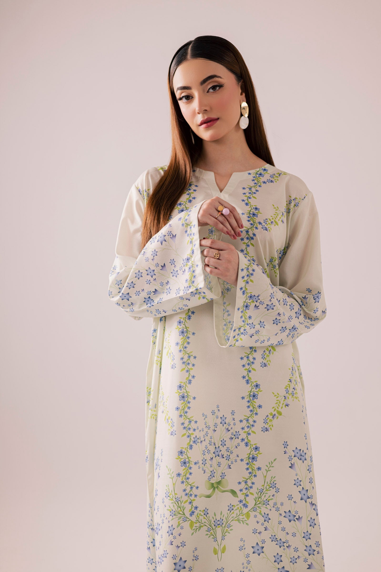 KF45 - Printed Kaftaan