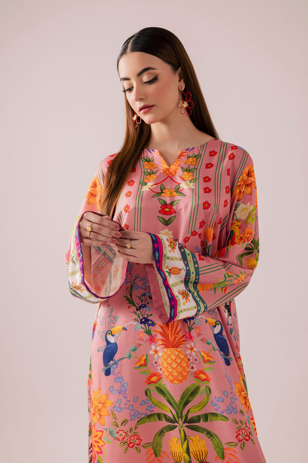 KF31 - Printed Kaftaan