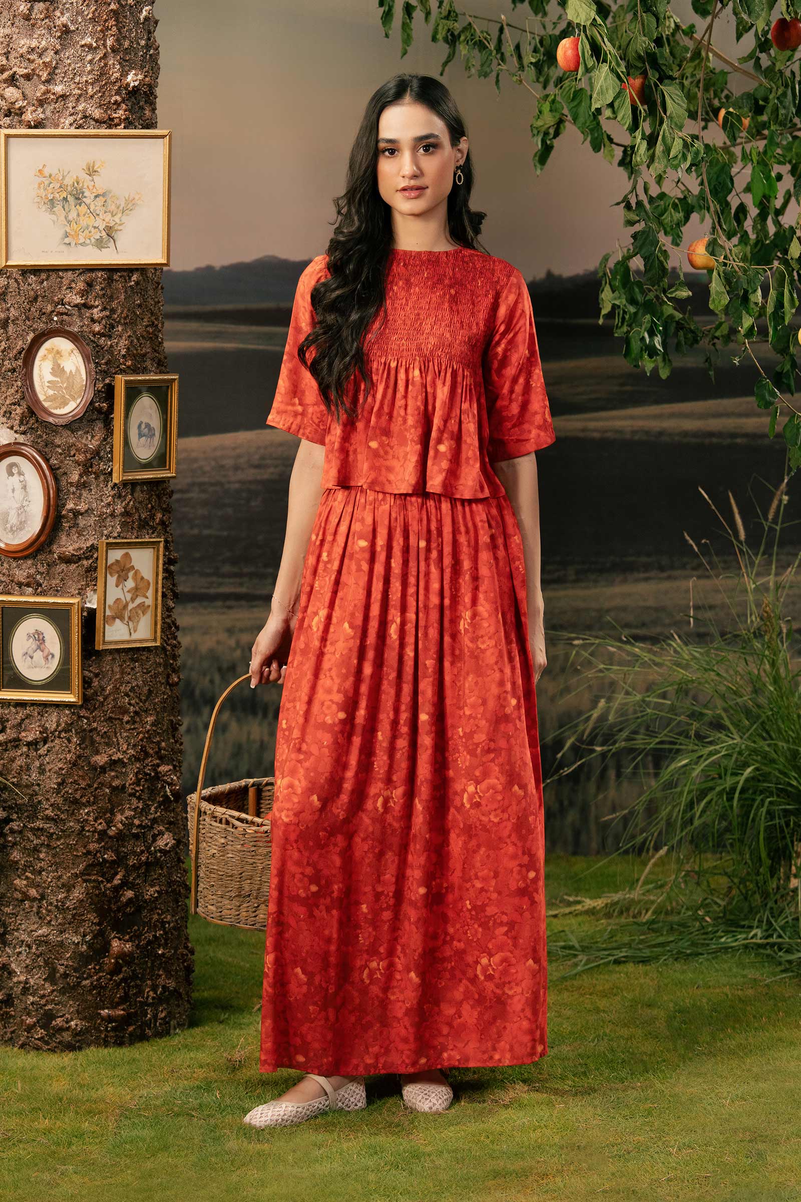 3 Pc Unstitched Embroidered Arabic Lawn Suit | MB-PFUS25-10B