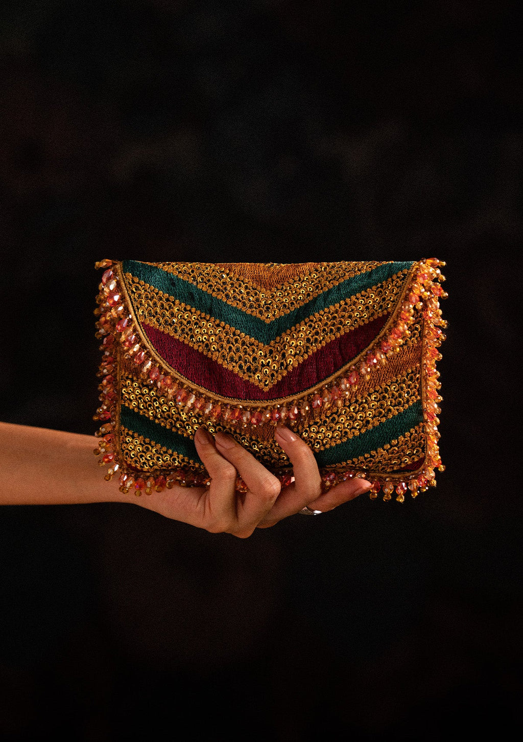 SARI EDIT '25 - MULTI CHATTA PATTI ENVELOPE BAG